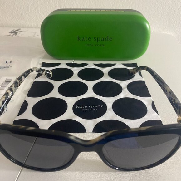 Kate Spade Cayenne Polarized Gray Cat Eyed Sunglasses main image 5
